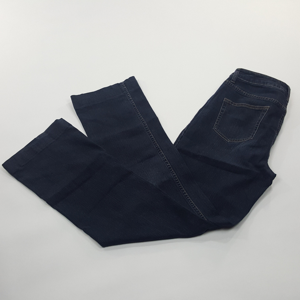 Coldwater Creek Mid Rise Dark Wash Boot Cut Sz L6